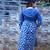  indigo mid-length dress
