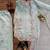 Light sky blue art sillk thead work palazzo suit