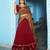 Women Vichitra Silk Sequins & Thread Work Embroidered Lehenga Choli