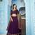 Women Vichitra Silk Sequins & Thread Work Embroidered Lehenga Choli