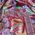 pink digital printed and mirror dola silk saree