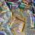 yellow digital printed and mirror dola silk saree