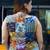 handblock patchwork crop top