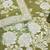 Light mehendi jamdani silk blend dress material