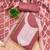 Pink jamdani silk blend dress material