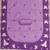 Purple jamdani silk blend dress material