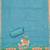 Sky blue jamdani silk blend dress material