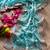 sky blue golden embroidery with dori and sequins silk saree