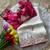 white golden embroidery with dori and sequins silk saree