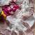 white golden embroidery with dori and sequins silk saree