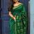 Green art silk saree with blouse
