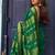 Green art silk saree with blouse