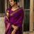 Rani art silk saree with blouse