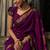 Rani art silk saree with blouse