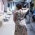 beige kalamkari halter_neck kurti