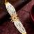 red floral motif pearl bracelet