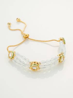 crystal kundan slider bracelet 2