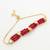 ruby red crystal kundan bracelet