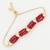 ruby red crystal kundan bracelet
