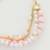 pink beaded layered bracelet