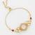 rose stone kundan bracelet