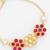 floral kundan adjustable bracelet