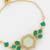 green stone hexagonal bracelet