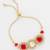 ruby red kundan bracelet