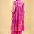 Women's fuchsia pink tiered kurta set