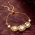 classic white kundan bracelet