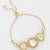 hexagonal kundan statement bracelet