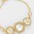 hexagonal kundan statement bracelet