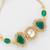 green stone adjustable bracelet
