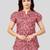  cotton blend printed short kurti