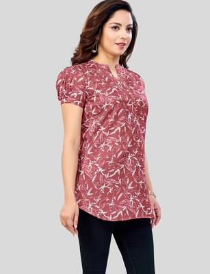  cotton blend printed short kurti 4