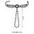 white pearl kundan haathphool