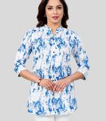  cotton blend printed short kurti