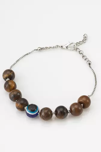 evil eye box chain bracelet