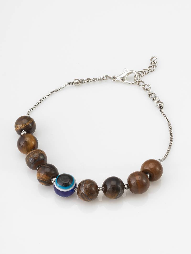 evil eye box chain bracelet