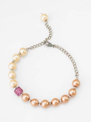 dual tone pearl bracelet 3