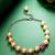 dual tone pearl bracelet