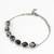 grey stone box chain bracelet