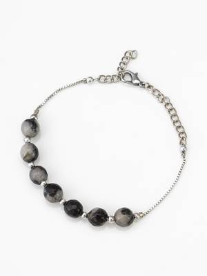 grey stone box chain bracelet 3