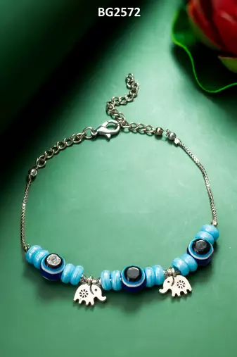 blue evil eye bracelet