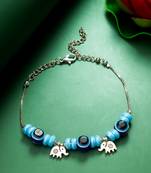 blue evil eye bracelet