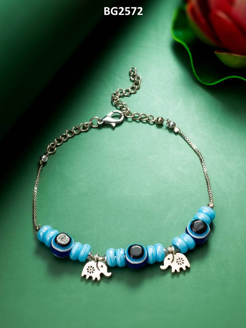 blue evil eye bracelet