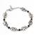 oxidized elephant motif bracelet
