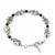 oxidized elephant motif bracelet