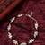 oxidized elephant motif bracelet