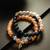 frosted peach black bracelet set